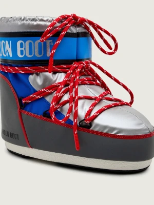 Moon Boot Śniegowce ICON LOW SPACE RACING szary