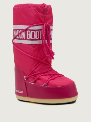 Moon Boot Śniegowce Icon Nylon różowy
