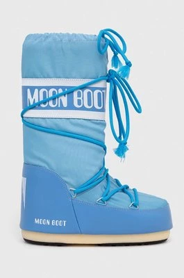 Moon Boot śniegowce ICON NYLON kolor niebieski 14004400.088