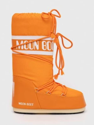 Moon Boot śniegowce ICON NYLON kolor pomarańczowy 14004400.090