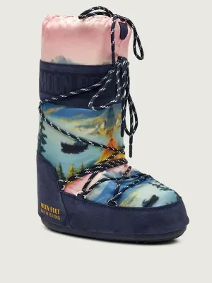 Moon Boot Śniegowce ICON POSTCARD | Moon Boot X Guest in Residence | zamsz