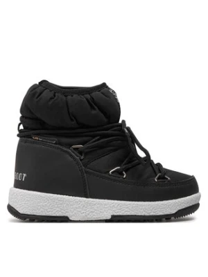 Moon Boot Śniegowce Jr Girl Low Nylon Wp 34051800001 Czarny