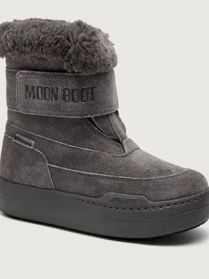 Moon Boot Śniegowce JR PARK STRAP |zamsz | shearling