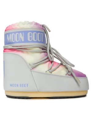 Moon Boot Śniegowce Low Tie Dye 14094200002 Szary
