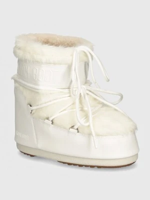 Moon Boot śniegowce MB ICON LOW FAUX FUR kolor biały 80D1409390 A002