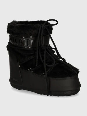 Moon Boot śniegowce MB ICON LOW FAUX FUR kolor czarny 80D1409390 N001
