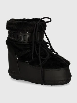 Moon Boot śniegowce MB ICON LOW FAUX FUR kolor czarny 80D1409390 N001