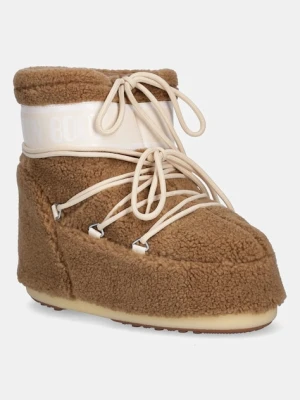 Moon Boot śniegowce MB ICON LOW FLEECE kolor brązowy 80D1409700 M047