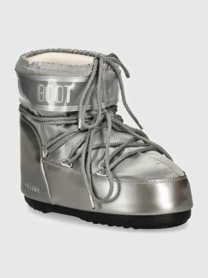 Moon Boot śniegowce MB ICON LOW GLANCE kolor srebrny 80D1409350 H001