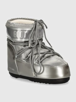 Moon Boot śniegowce MB ICON LOW GLANCE kolor srebrny 80D1409350 H001