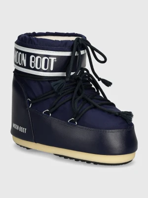 Moon Boot śniegowce MB ICON LOW NYLON granatowy