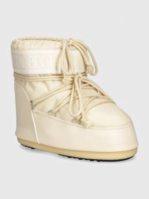Moon Boot śniegowce MB ICON LOW NYLON kolor beżowy 80D1409340 L002