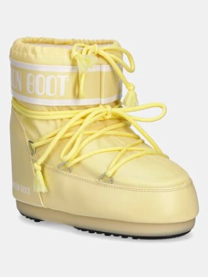 Moon Boot śniegowce MB ICON LOW NYLON kolor żółty 80D1409340 B021
