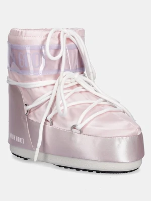Moon Boot śniegowce MB ICON LOW PEARLY kolor różowy 80D1409660 J032