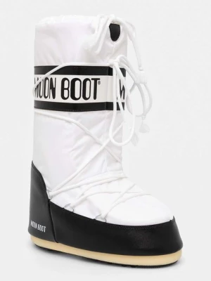 Moon Boot śniegowce MB ICON NYLON kolor biały 80D1400440 NA02