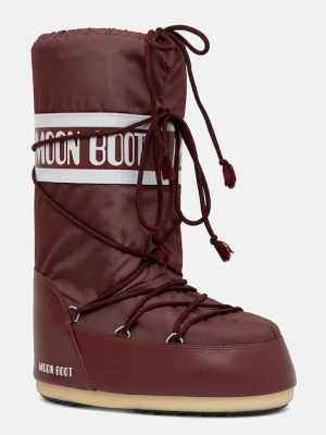 Moon Boot śniegowce MB ICON NYLON kolor czerwony 80D1400440 D013