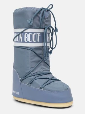 Moon Boot śniegowce MB ICON NYLON kolor niebieski 80D1400440 H004