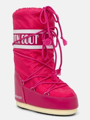 Moon Boot śniegowce MB ICON NYLON kolor różowy 80D1400440 J003