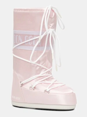 Moon Boot śniegowce MB ICON PEARLY kolor różowy 80D1403060 J032