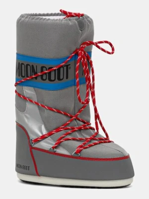 Moon Boot śniegowce MB ICON SPACE RACING kolor szary 80D1403030 HF04