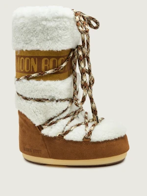 Moon Boot Śniegowce MB Icon | zamsz | shearling brązowy