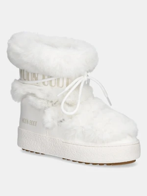 Moon Boot śniegowce MB LTRACK FAUX FUR WP biały