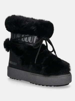 Moon Boot śniegowce MB LTRACK FAUX FUR WP czarny