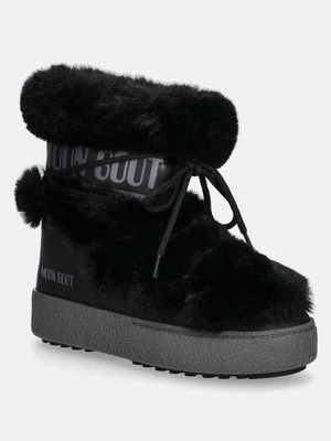 Moon Boot śniegowce MB LTRACK FAUX FUR WP kolor czarny 80D2450130 N001