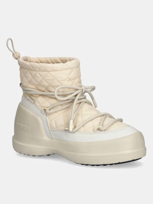 Moon Boot śniegowce MB MEZZALUNA QUILTED MID WP kolor beżowy 80D2500020 L002