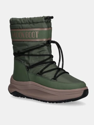 Moon Boot śniegowce MB MOON247 POLAR WP kolor zielony 80D2490010 G016