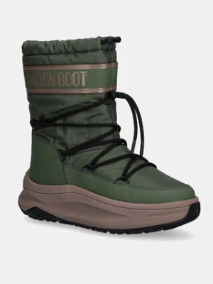 Moon Boot śniegowce MB MOON247 POLAR WP kolor zielony 80D2490010 G016