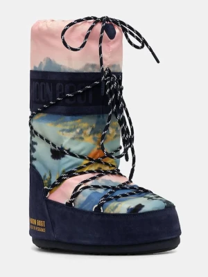 Moon Boot śniegowce MB X GIR ICON POSTCARD kolor granatowy 80D1403090-F016