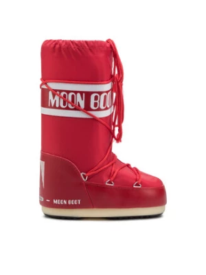Moon Boot Śniegowce Nylon 14004400003 Czerwony