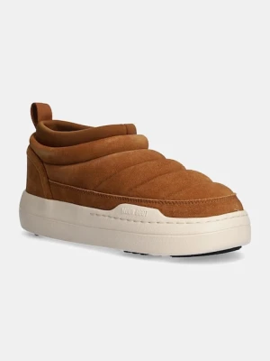 Moon Boot śniegowce Park Soft Suede kolor brązowy 80D2470020-M008
