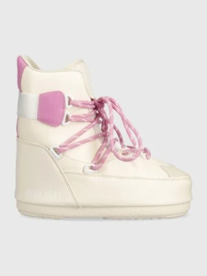Moon Boot śniegowce SNEAKER MID kolor beżowy 14028200.002