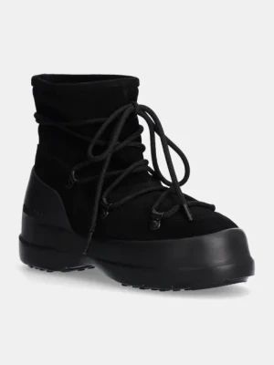 Moon Boot śniegowce zamszowe MB LUNA BOOT SUEDE kolor czarny 80D2480030 N001