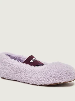 Moon Boot Wełniane baleriny | shearling