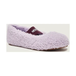 Moon Boot Wełniane baleriny | shearling