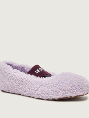 Moon Boot Wełniane baleriny | shearling