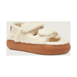 Moon Boot Wełniane sandały | shearling