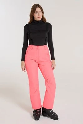 Moon — spodnie narciarskie damskie o wąskim kroju - Pink Mountain Warehouse