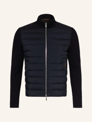 Moorer Kurtka Puchowa Duncan Z Mieszanki Materiałów blau