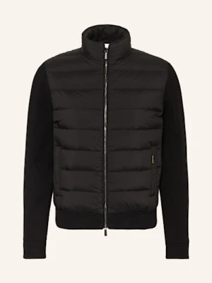 Moorer Kurtka Puchowa Z Mieszanki Materiałów schwarz