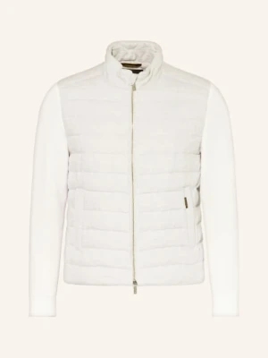 Moorer Kurtka Puchowa Z Mieszanki Materiałów Z Dodatkiem Lnu grau