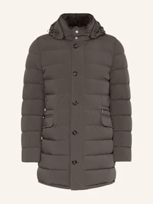 Moorer Płaszcz Puchowy Calandri Z Odpinaną Podpinką grau