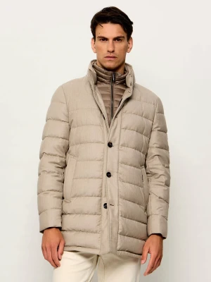 MooRER Puchowa kurtka 2w1 Calegarl-L | wełna | Regular Fit | z dodatkiem kaszmiru