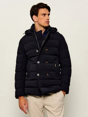 MooRER Puchowa kurtka FLORIO | Regular Fit granatowy