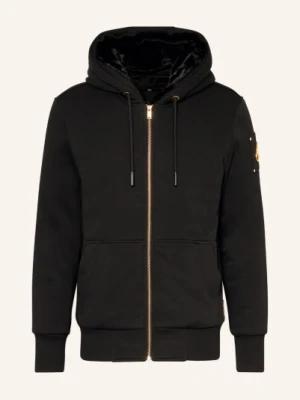 Moose Knuckles Bluza Rozpinana Linden Bunny Z Odpinanym Sztucznym Futrem schwarz
