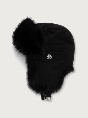 MOOSE KNUCKLES czapka uszatka męska czarny