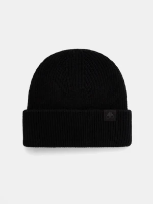 MOOSE KNUCKLES czapka z dodatkiem wełny Neige kolor czarny M35MA520